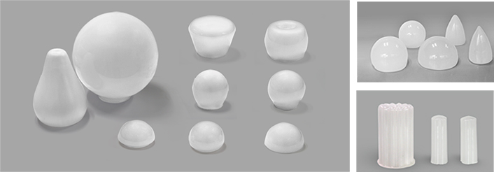 Solution for light diffusion materials
