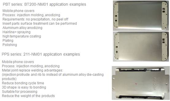 Solution for NMT nano injection molding materials